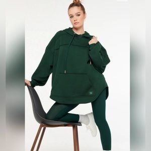 Xssential Oversized Hoodie Botanical Green
